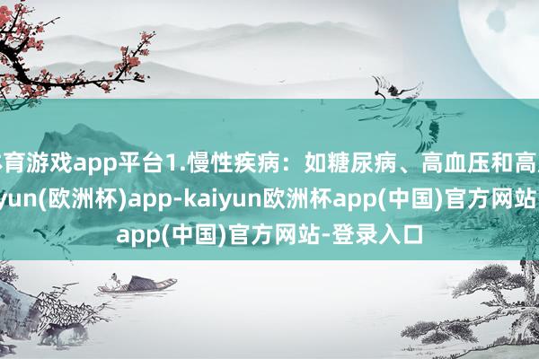 体育游戏app平台1.慢性疾病：如糖尿病、高血压和高胆固醇-kaiyun(欧洲杯)app-kaiyun欧洲杯app(中国)官方网站-登录入口